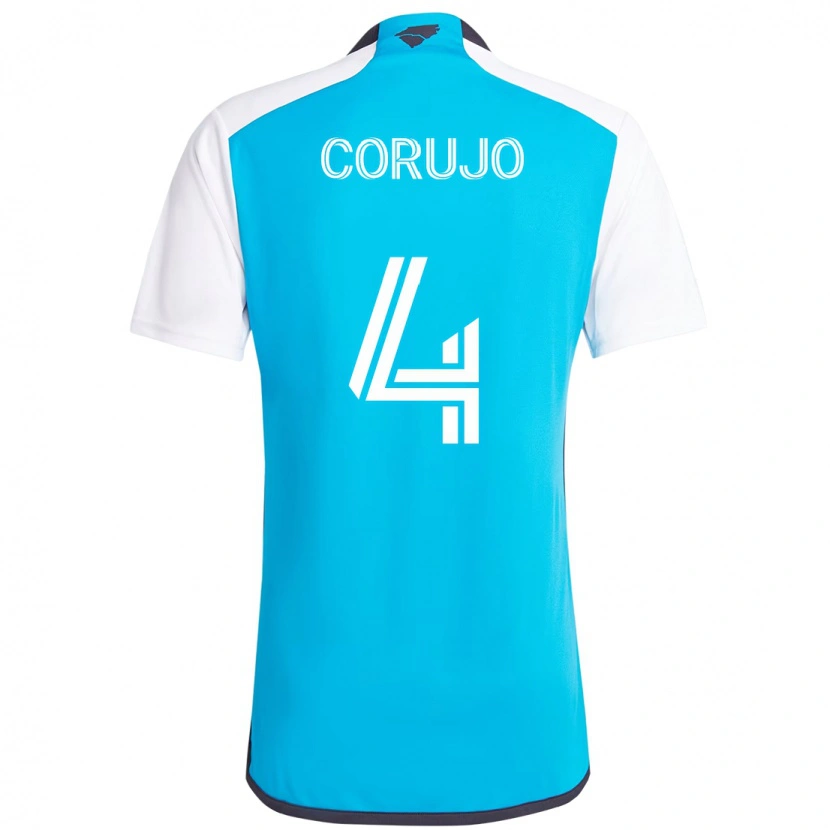 Danxen Dětské Guzmán Corujo #4 Černá Bílá Domů Hráčské Dresy 2025/26 Dres