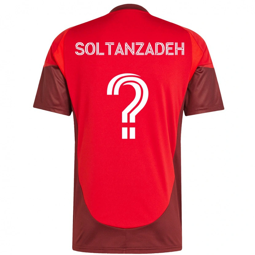 Danxen Dětské Shayan Soltanzadeh #0 Bílá Červená Domů Hráčské Dresy 2025/26 Dres