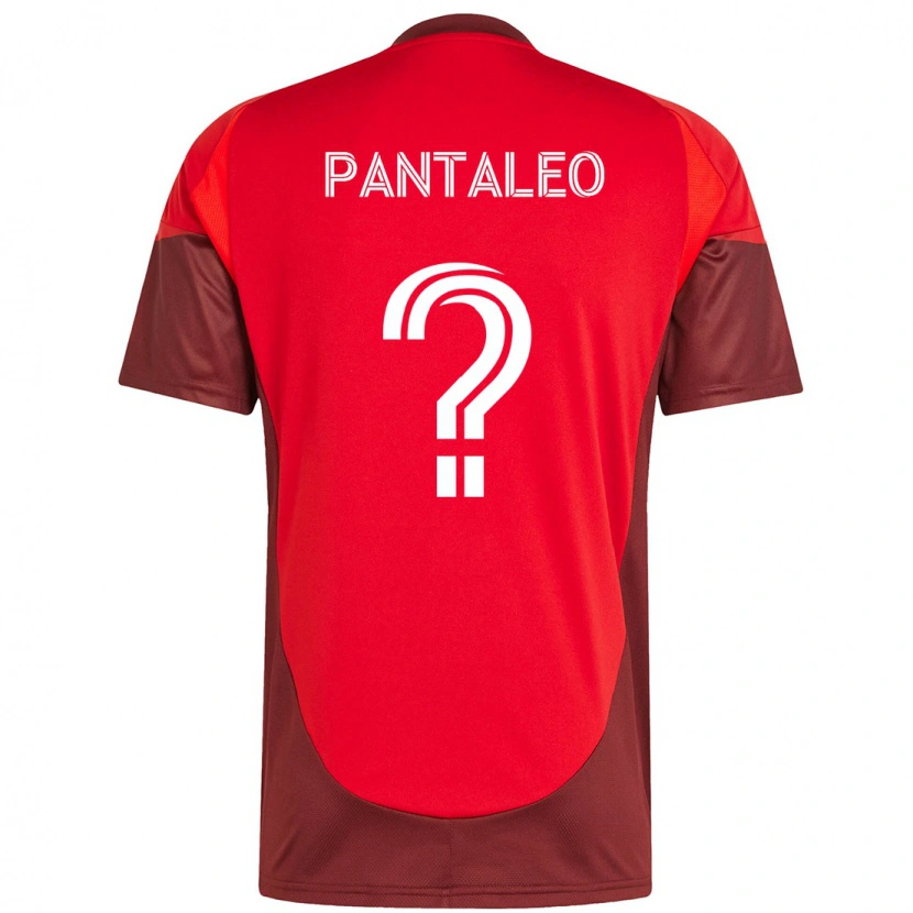 Danxen Dětské Adamo Pantaleo #0 Bílá Červená Domů Hráčské Dresy 2025/26 Dres