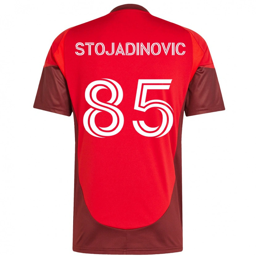 Danxen Dětské Marko Stojadinovic #85 Bílá Červená Domů Hráčské Dresy 2025/26 Dres