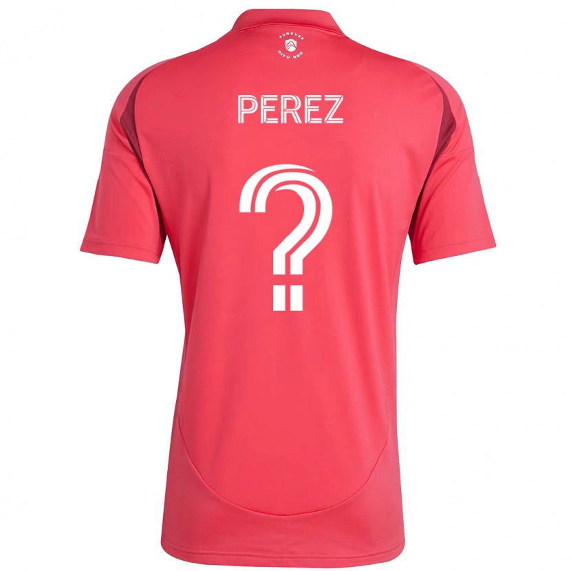 Danxen Dětské Miguel Perez #0 Bílá Purpurová Domů Hráčské Dresy 2025/26 Dres