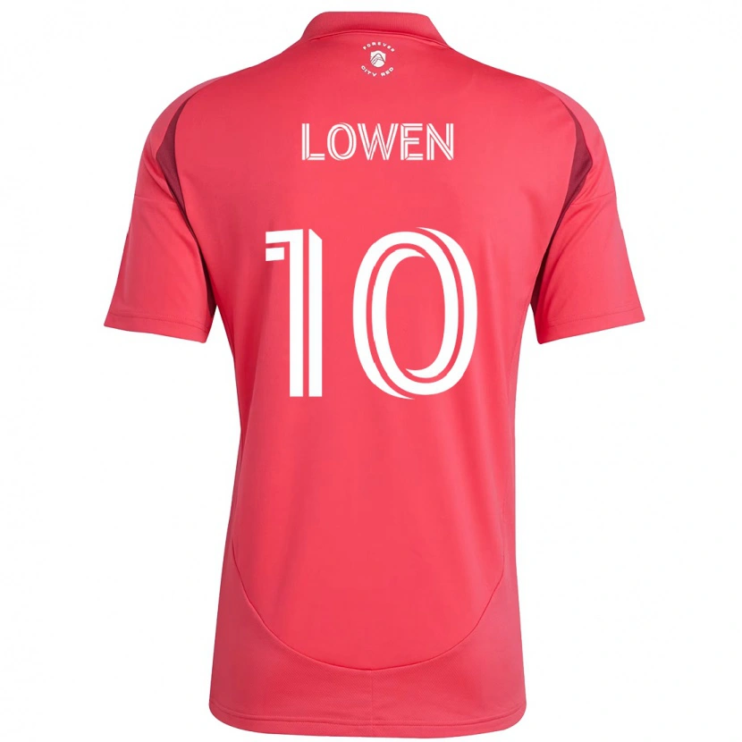 Danxen Dětské Eduard Löwen #10 Bílá Purpurová Domů Hráčské Dresy 2025/26 Dres