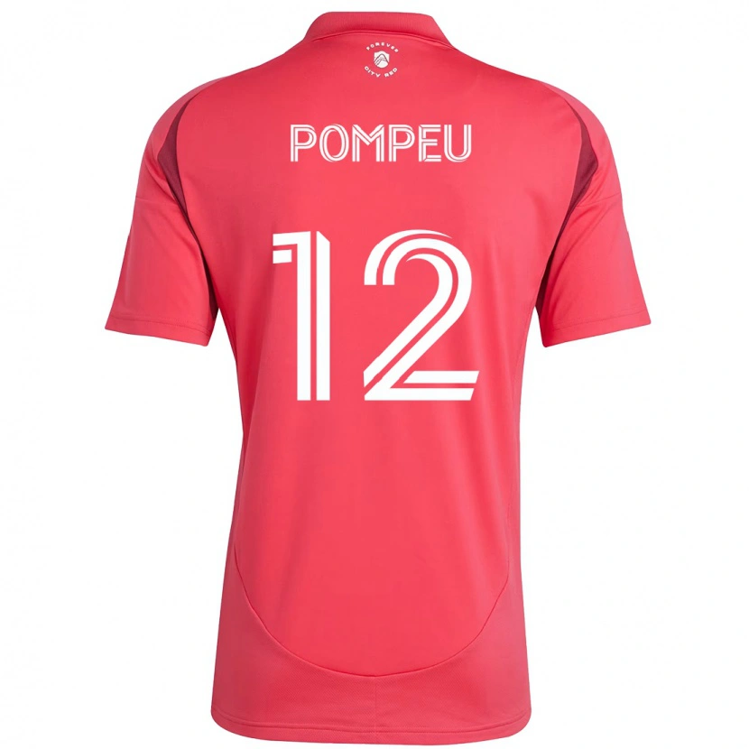 Danxen Dětské Célio Pompeu #12 Bílá Purpurová Domů Hráčské Dresy 2025/26 Dres