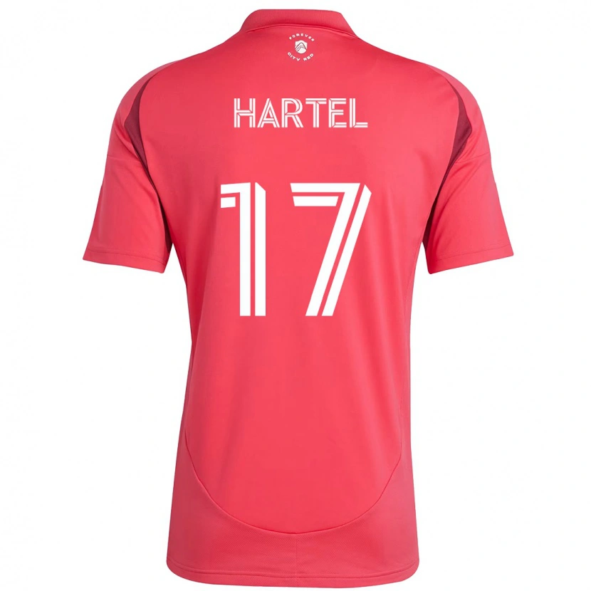 Danxen Dětské Marcel Hartel #17 Bílá Purpurová Domů Hráčské Dresy 2025/26 Dres