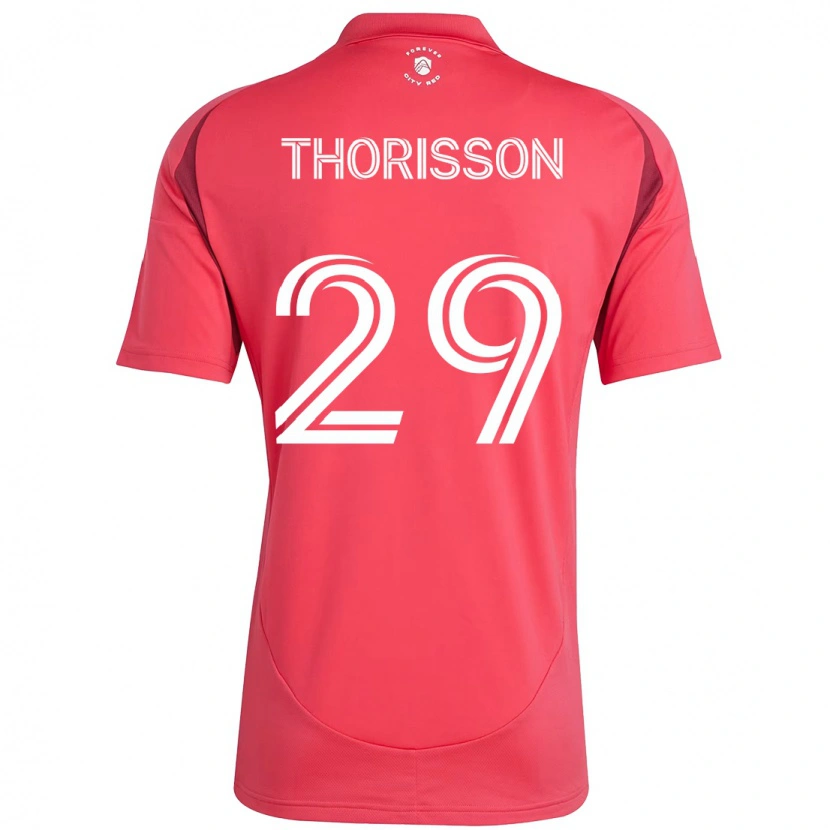 Danxen Dětské Nökkvi Thórisson #29 Bílá Purpurová Domů Hráčské Dresy 2025/26 Dres