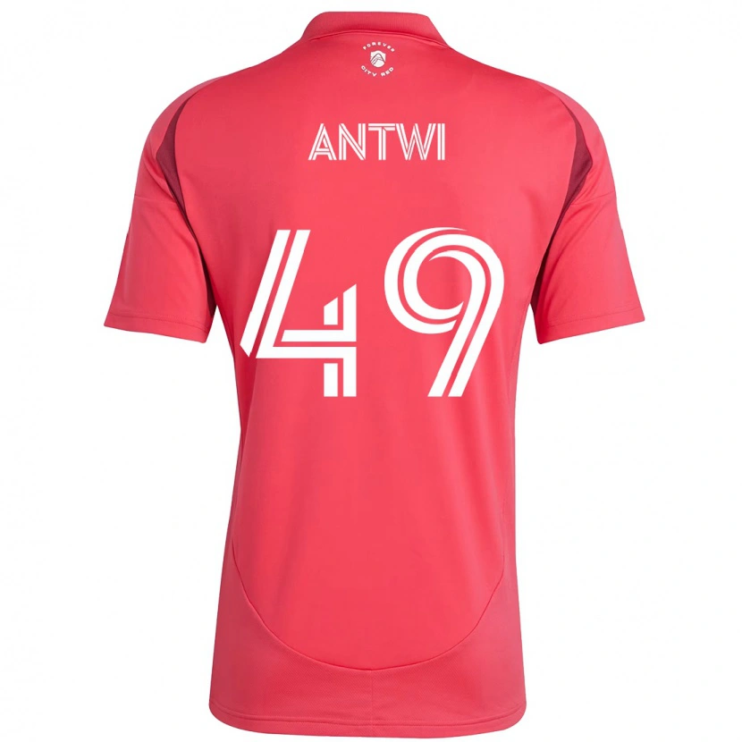 Danxen Dětské Seth Antwi #49 Bílá Purpurová Domů Hráčské Dresy 2025/26 Dres