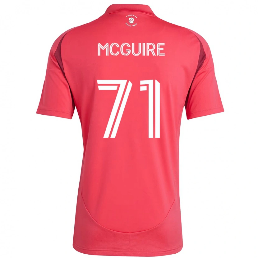Danxen Dětské Nolan Mcguire #71 Bílá Purpurová Domů Hráčské Dresy 2025/26 Dres