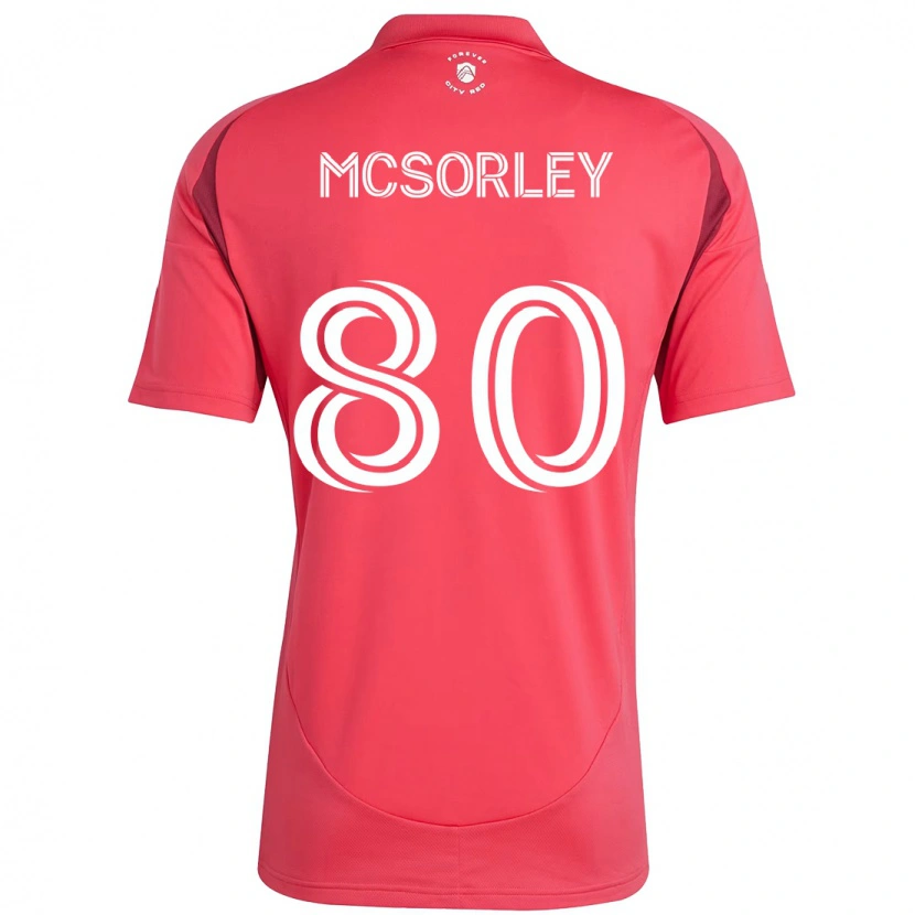 Danxen Dětské Brendan Mcsorley #80 Bílá Purpurová Domů Hráčské Dresy 2025/26 Dres