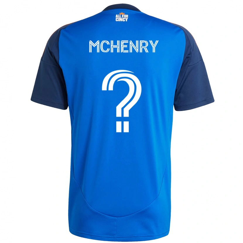 Danxen Dětské Nicholas Mchenry #0 Bílá Modrá Oranžová Domů Hráčské Dresy 2025/26 Dres