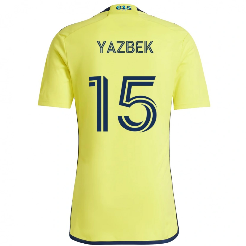 Danxen Dětské Patrick Yazbek #15 Námořnická Modrá Žlutá Domů Hráčské Dresy 2025/26 Dres