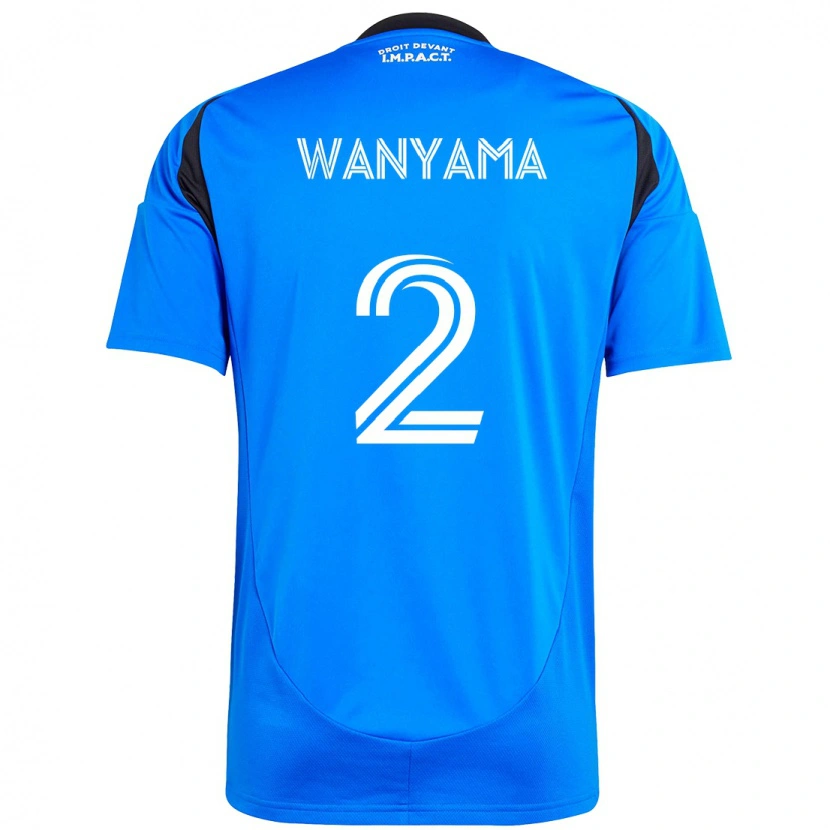 Danxen Dětské Victor Wanyama #2 Nebesky Modrá Tmavě Modrá Domů Hráčské Dresy 2025/26 Dres
