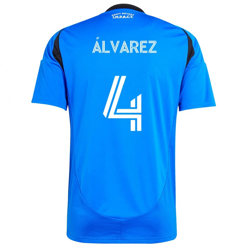 Danxen Dětské Fernando Álvarez #4 Nebesky Modrá Tmavě Modrá Domů Hráčské Dresy 2025/26 Dres
