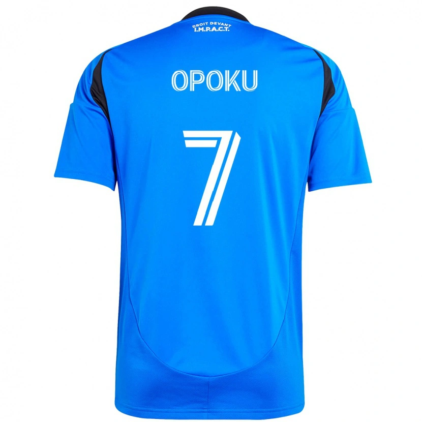 Danxen Dětské Kwadwo Opoku #7 Nebesky Modrá Tmavě Modrá Domů Hráčské Dresy 2025/26 Dres