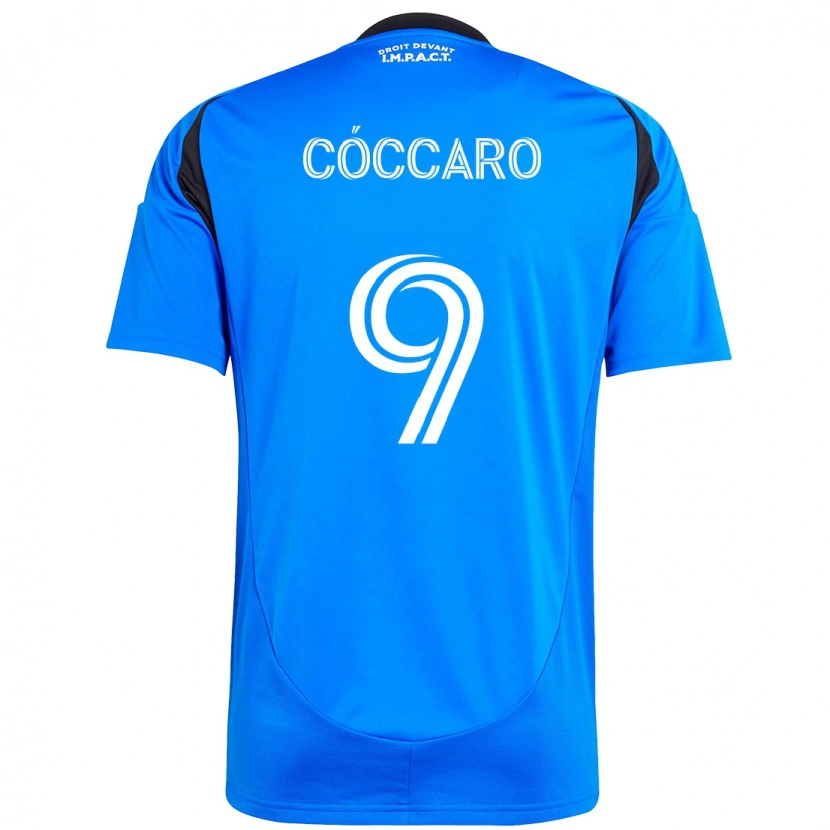 Danxen Dětské Matías Cóccaro #9 Nebesky Modrá Tmavě Modrá Domů Hráčské Dresy 2025/26 Dres