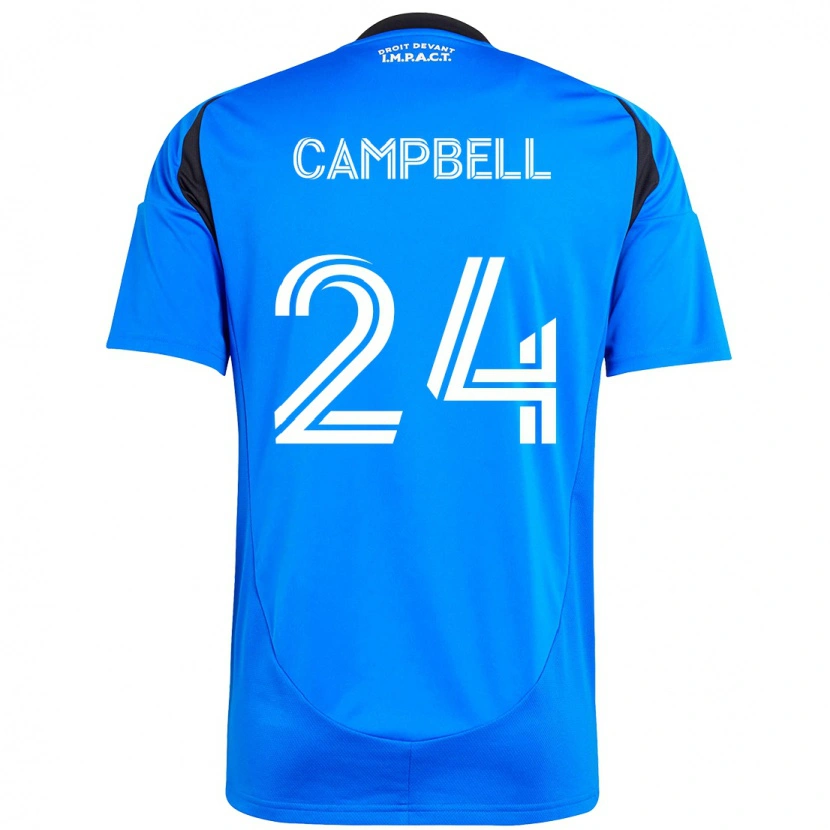 Danxen Dětské George Campbell #24 Nebesky Modrá Tmavě Modrá Domů Hráčské Dresy 2025/26 Dres