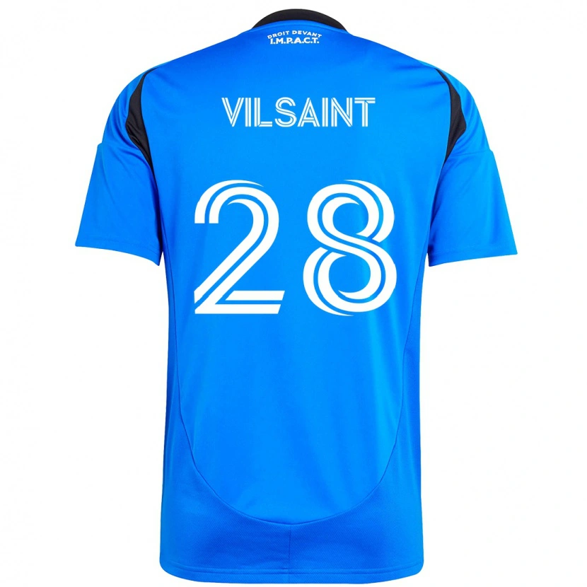 Danxen Dětské Jules-Anthony Vilsaint #28 Nebesky Modrá Tmavě Modrá Domů Hráčské Dresy 2025/26 Dres
