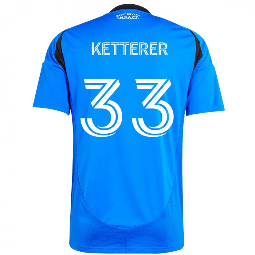 Danxen Dětské Logan Ketterer #33 Nebesky Modrá Tmavě Modrá Domů Hráčské Dresy 2025/26 Dres