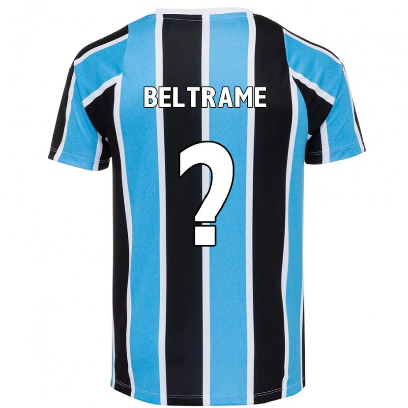 Danxen Dětské Thiago Beltrame #0 Bílá Modrá Domů Hráčské Dresy 2025/26 Dres