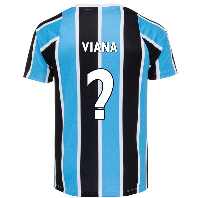Danxen Dětské Arthur Viana #0 Bílá Modrá Domů Hráčské Dresy 2025/26 Dres