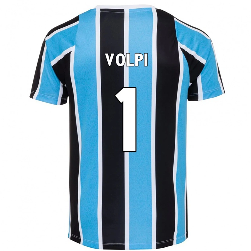 Danxen Dětské Tiago Volpi #1 Bílá Modrá Domů Hráčské Dresy 2025/26 Dres