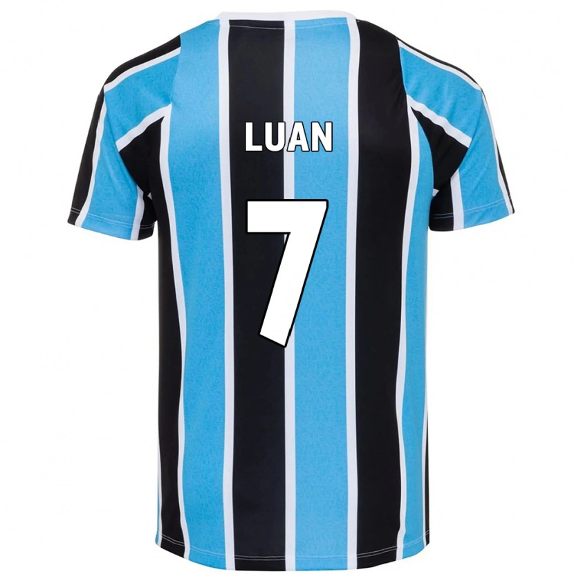 Danxen Dětské Luan #7 Bílá Modrá Domů Hráčské Dresy 2025/26 Dres
