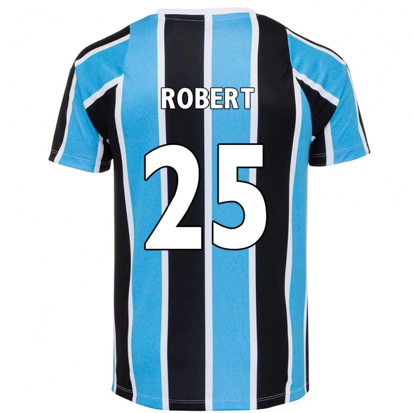 Danxen Dětské Jhonata Robert #25 Bílá Modrá Domů Hráčské Dresy 2025/26 Dres