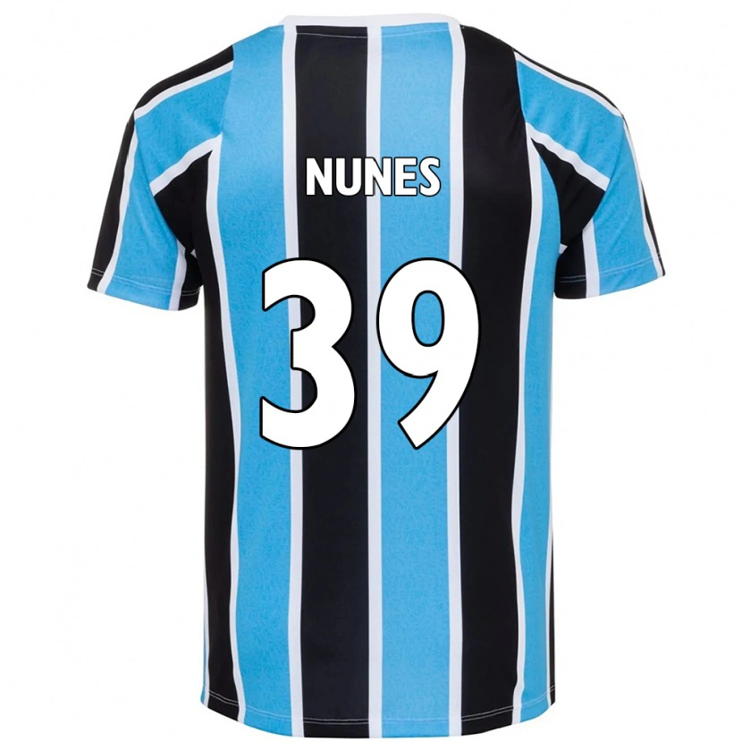 Danxen Dětské Gustavo Gomes #39 Bílá Modrá Domů Hráčské Dresy 2025/26 Dres
