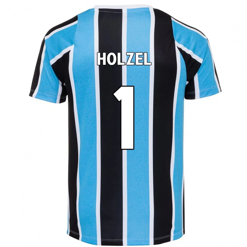 Danxen Dětské Vivi Holzel #1 Bílá Modrá Domů Hráčské Dresy 2025/26 Dres
