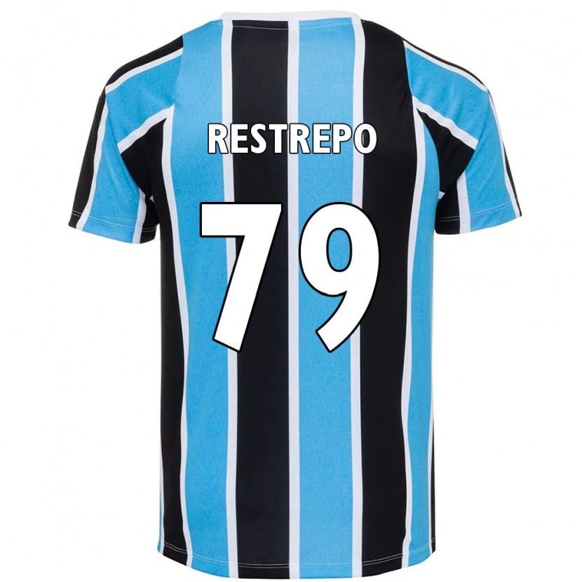 Danxen Dětské Kelly Restrepo #79 Bílá Modrá Domů Hráčské Dresy 2025/26 Dres
