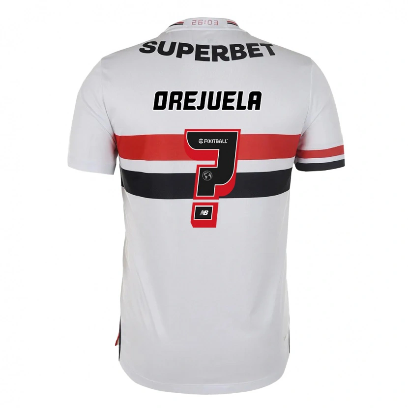 Danxen Dětské Luis Orejuela #0 Černá Červená Domů Hráčské Dresy 2025/26 Dres