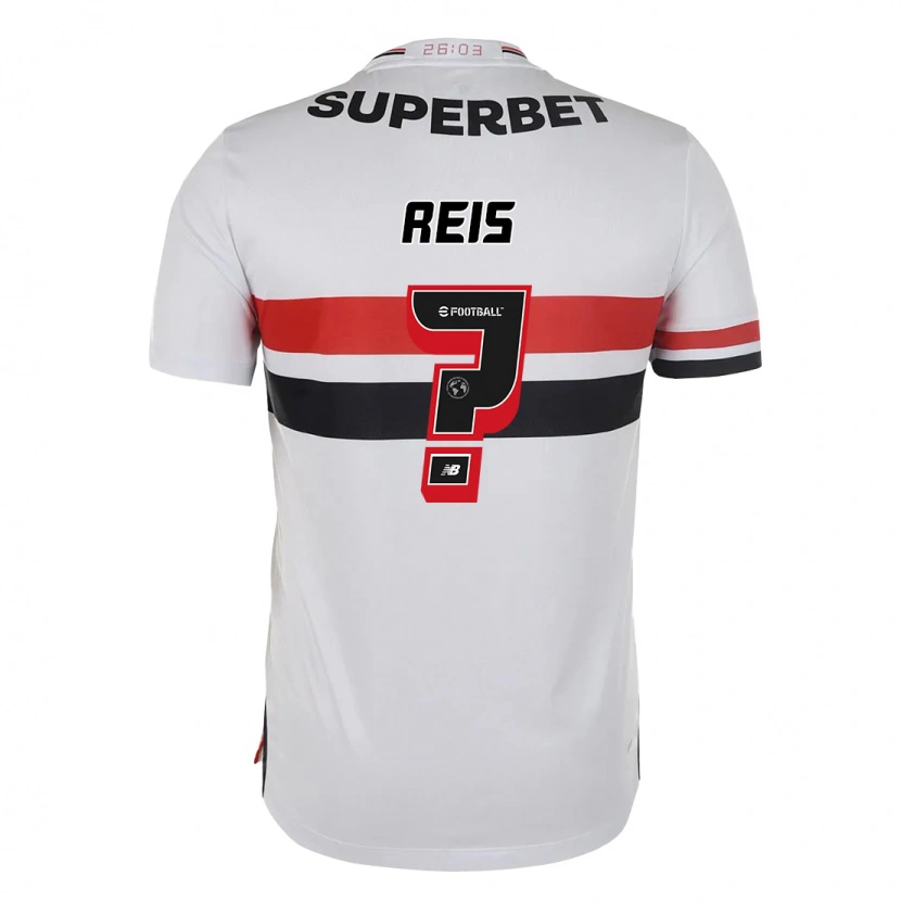Danxen Dětské Guilherme Reis #0 Černá Červená Domů Hráčské Dresy 2025/26 Dres