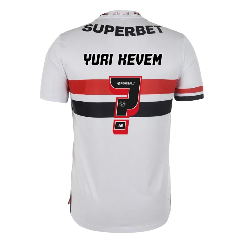 Danxen Dětské Yuri Kevem #0 Černá Červená Domů Hráčské Dresy 2025/26 Dres