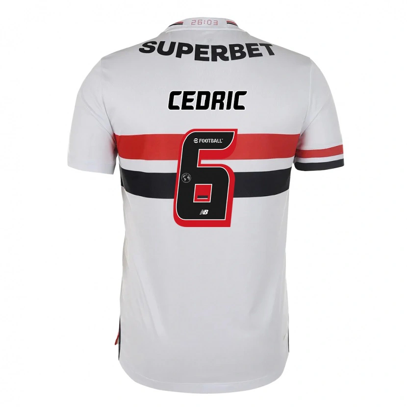 Danxen Dětské Cédric Soares #6 Černá Červená Domů Hráčské Dresy 2025/26 Dres