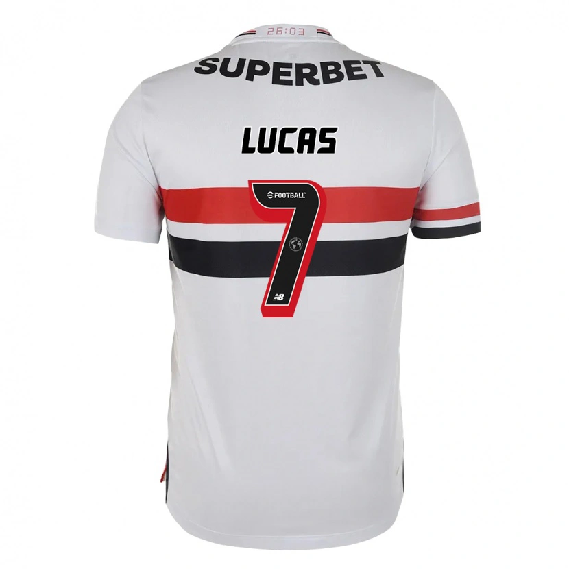 Danxen Dětské Lucas Moura #7 Černá Červená Domů Hráčské Dresy 2025/26 Dres