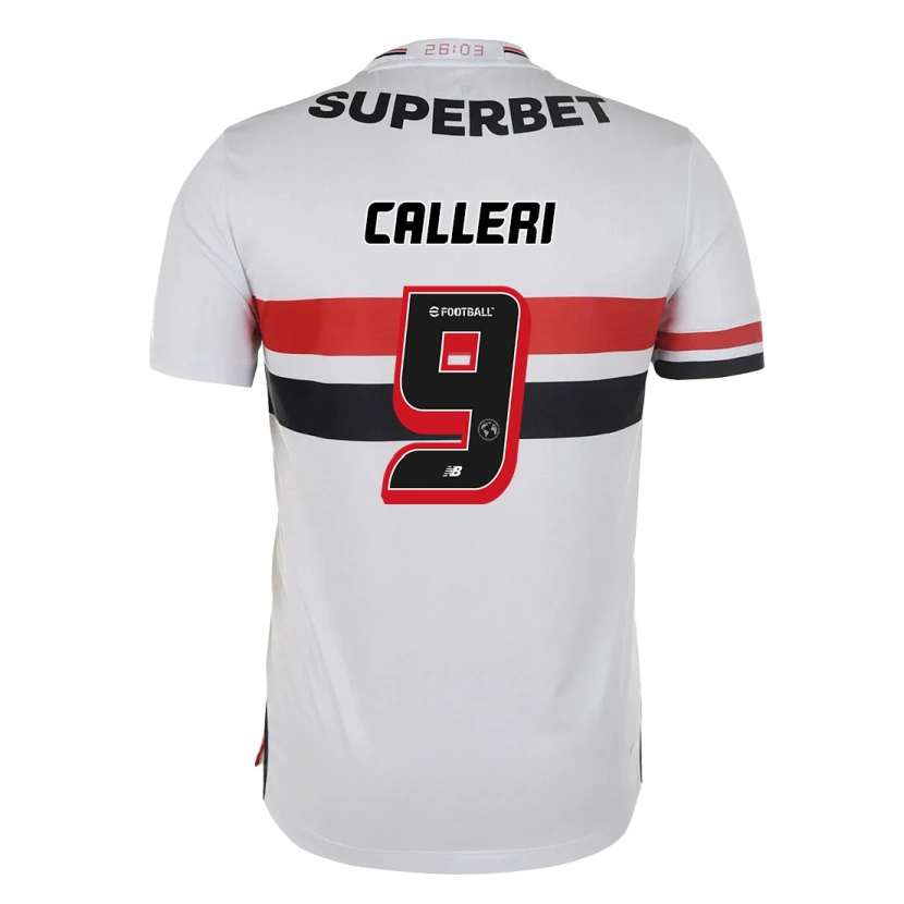 Danxen Dětské Jonathan Calleri #9 Černá Červená Domů Hráčské Dresy 2025/26 Dres