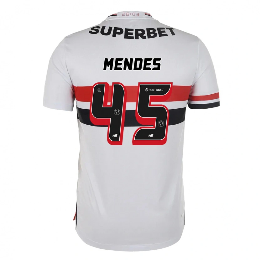 Danxen Dětské Nathan Mendes #45 Černá Červená Domů Hráčské Dresy 2025/26 Dres