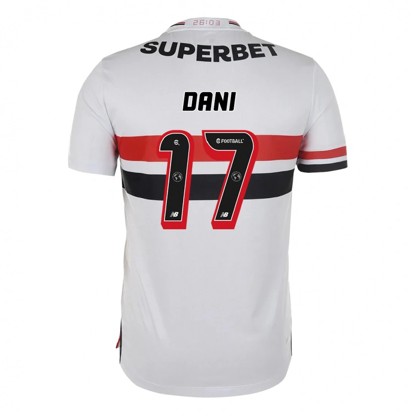 Danxen Dětské Dani #17 Černá Červená Domů Hráčské Dresy 2025/26 Dres