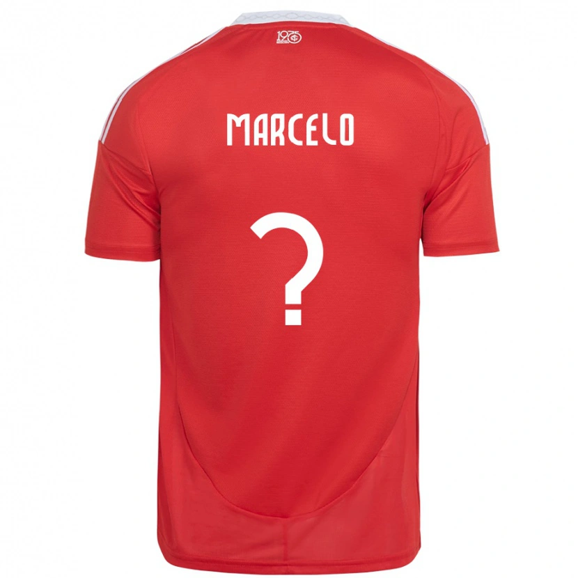 Danxen Dětské João Marcelo #0 Bílá Červená Domů Hráčské Dresy 2025/26 Dres