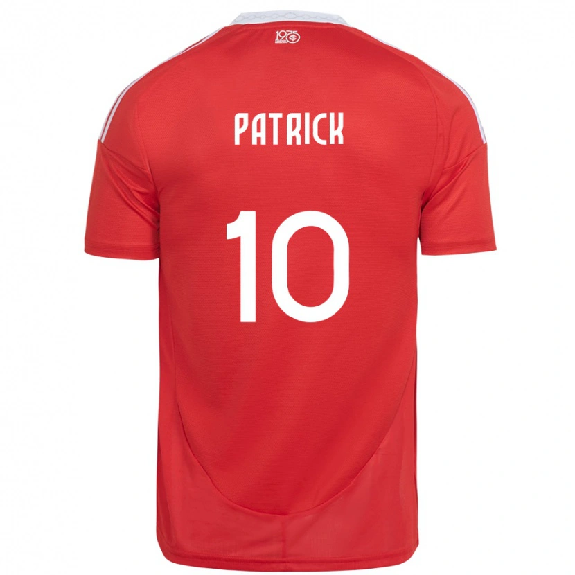 Danxen Dětské Alan Patrick #10 Bílá Červená Domů Hráčské Dresy 2025/26 Dres