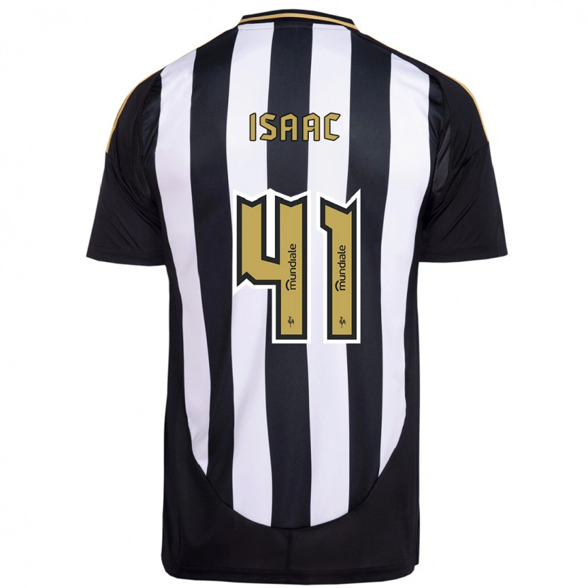 Danxen Dětské Isaac #41 Bílá Černá Domů Hráčské Dresy 2025/26 Dres