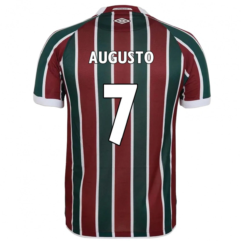 Danxen Dětské Renato Augusto #7 Bílá Zelená Vínová Domů Hráčské Dresy 2025/26 Dres