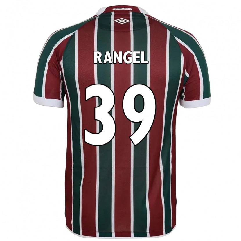 Danxen Dětské Pedro Rangel #39 Bílá Zelená Vínová Domů Hráčské Dresy 2025/26 Dres
