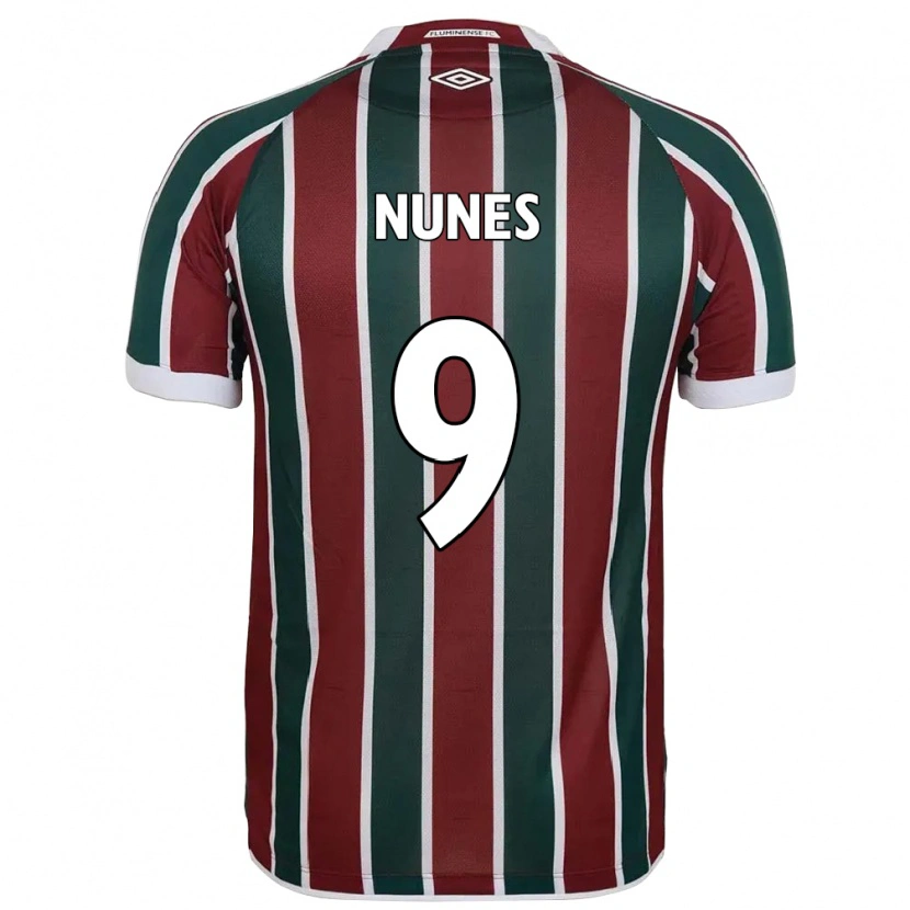 Danxen Dětské Carla Nunes #9 Bílá Zelená Vínová Domů Hráčské Dresy 2025/26 Dres