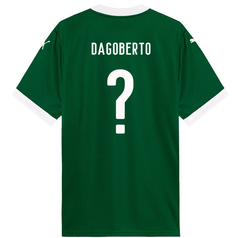 Danxen Dětské Dagoberto #0 Bílá Zelená Domů Hráčské Dresy 2025/26 Dres