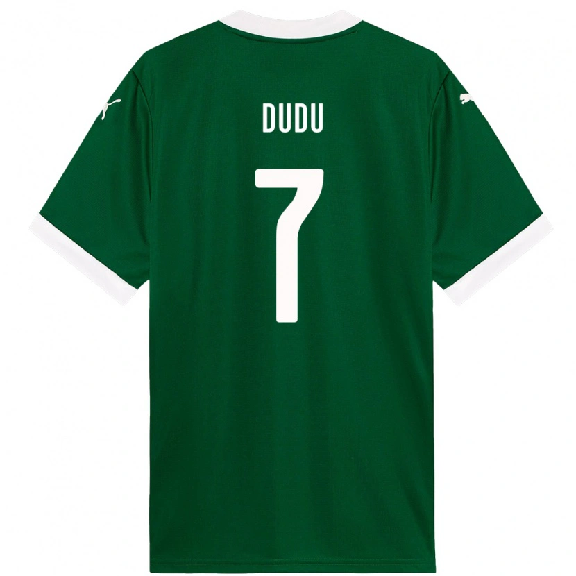 Danxen Dětské Dudu #7 Zelená Bílá Domů Hráčské Dresy 2025/26 Dres