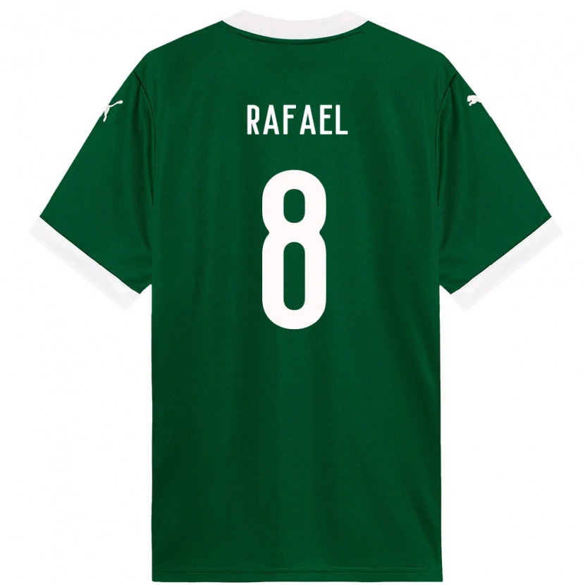 Danxen Dětské Zé Rafael #8 Bílá Zelená Domů Hráčské Dresy 2025/26 Dres
