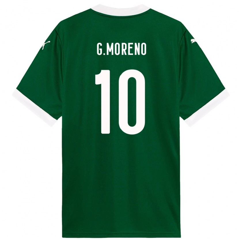 Danxen Dětské Gerardo Moreno #10 Bílá Zelená Domů Hráčské Dresy 2025/26 Dres