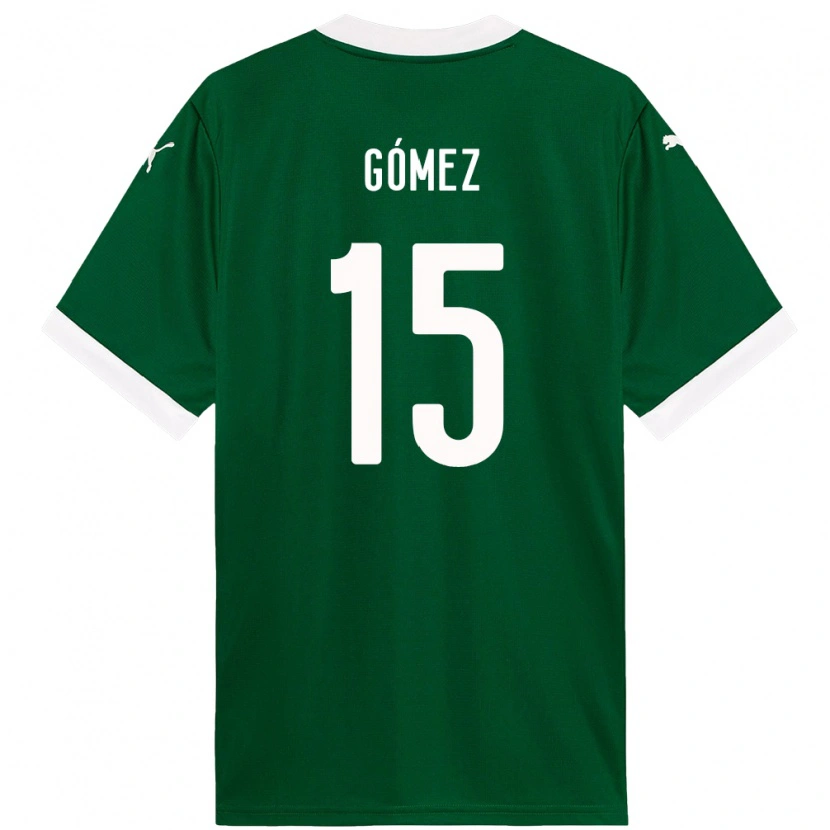 Danxen Dětské Gustavo Gómez #15 Bílá Zelená Domů Hráčské Dresy 2025/26 Dres