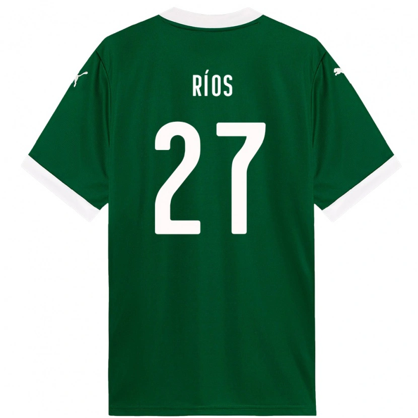 Danxen Dětské Richard Ríos #27 Bílá Zelená Domů Hráčské Dresy 2025/26 Dres