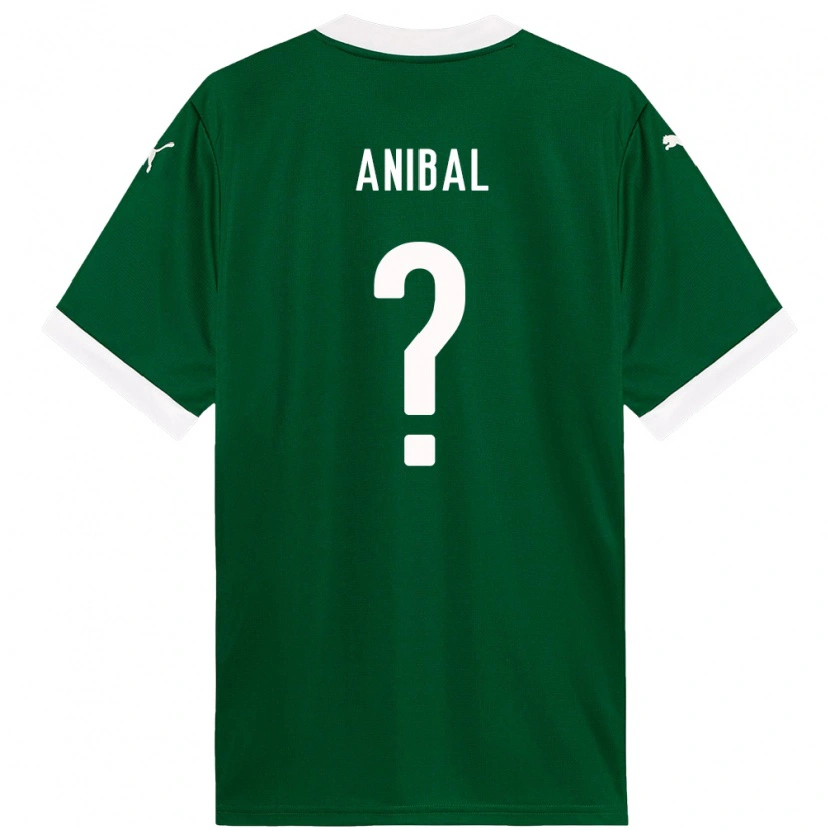 Danxen Dětské Anibal #0 Bílá Zelená Domů Hráčské Dresy 2025/26 Dres